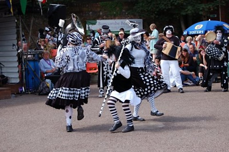 <p>Old Broom Dance, Anchor Gardens display spot</p>