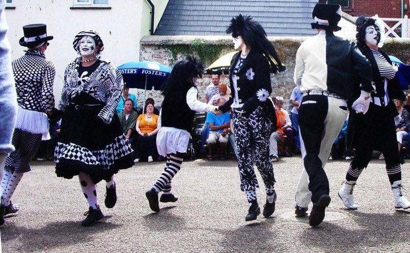 <p>Sidmouth 2010 - Anchor Gardens afternoon ceilidh - dance display.</p>