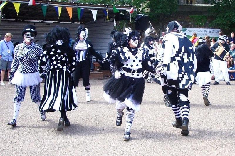 <p>Sidmouth 2010 - Anchor Gardens afternoon ceilidh - dance display.</p>
