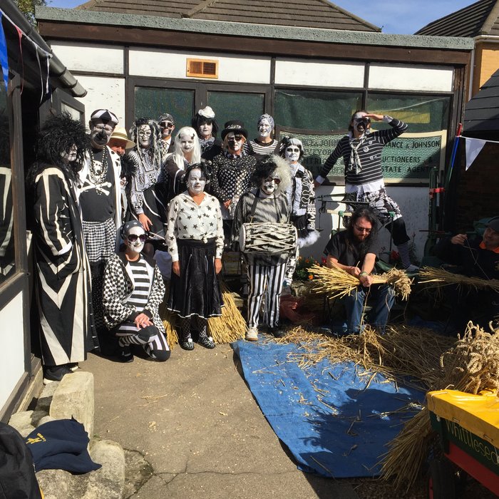<p>Pig Dyke dances for 2017 Straw Bear.</p>